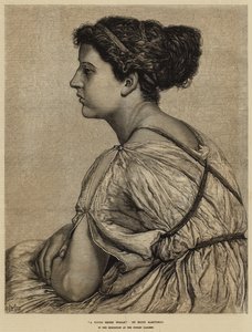 彫刻の若いギリシャ人女性 作： Edith Martineau